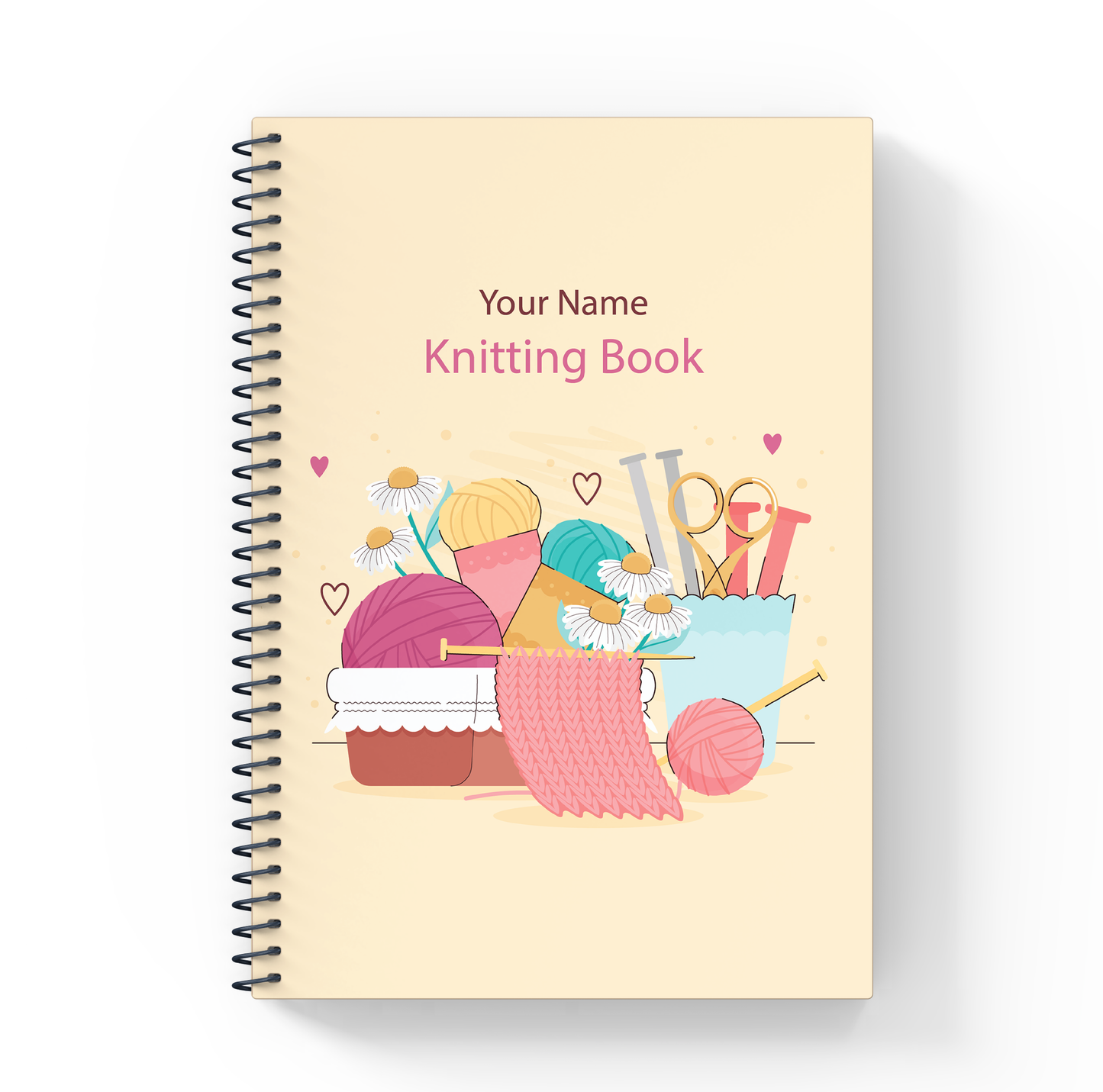 Knitting Book / Free Personalization / Knitting Accessories / Chamomile