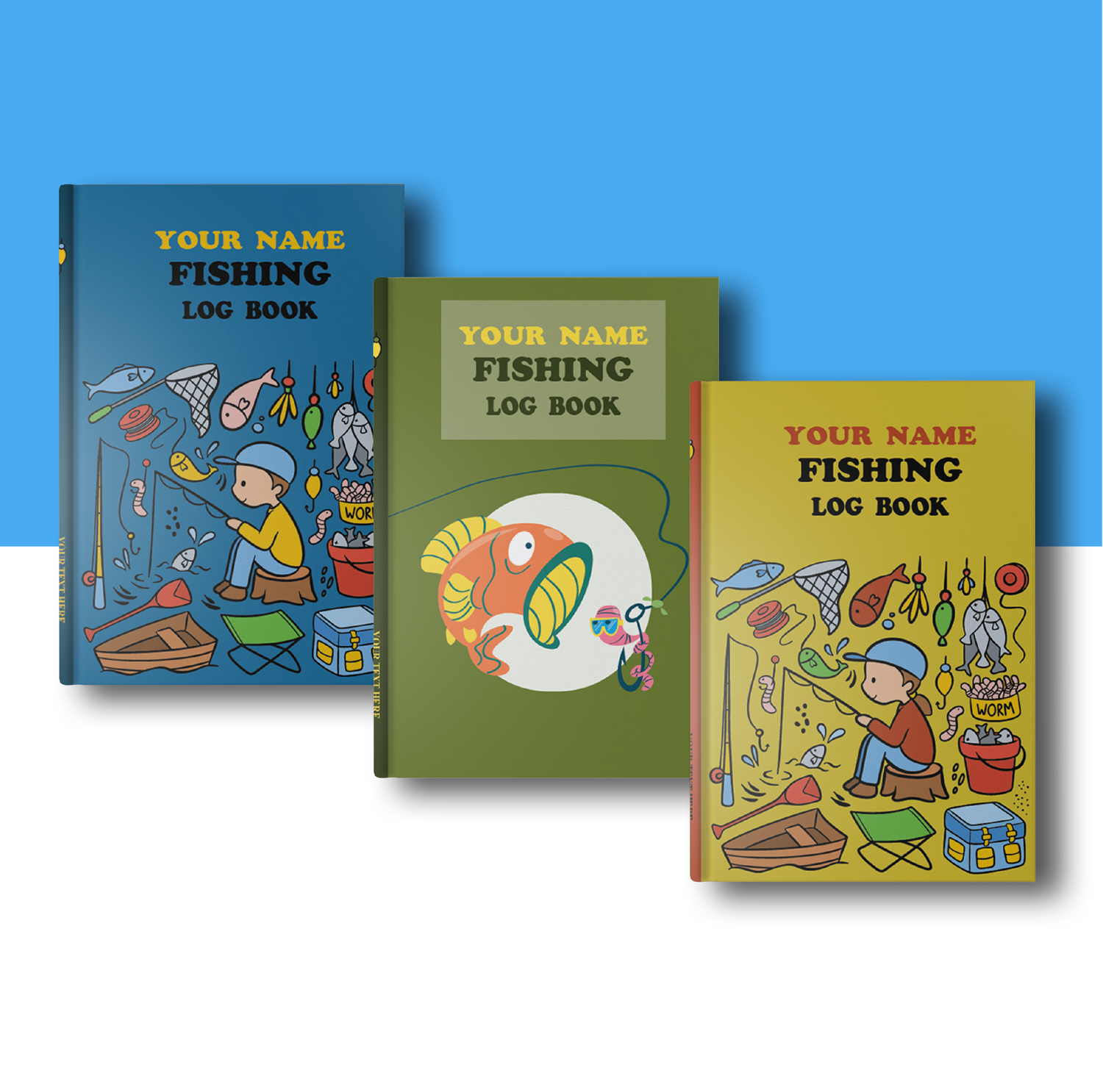 Fishing Log Books for Kids