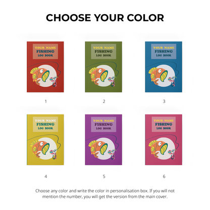 Fishing Log Book For Kids