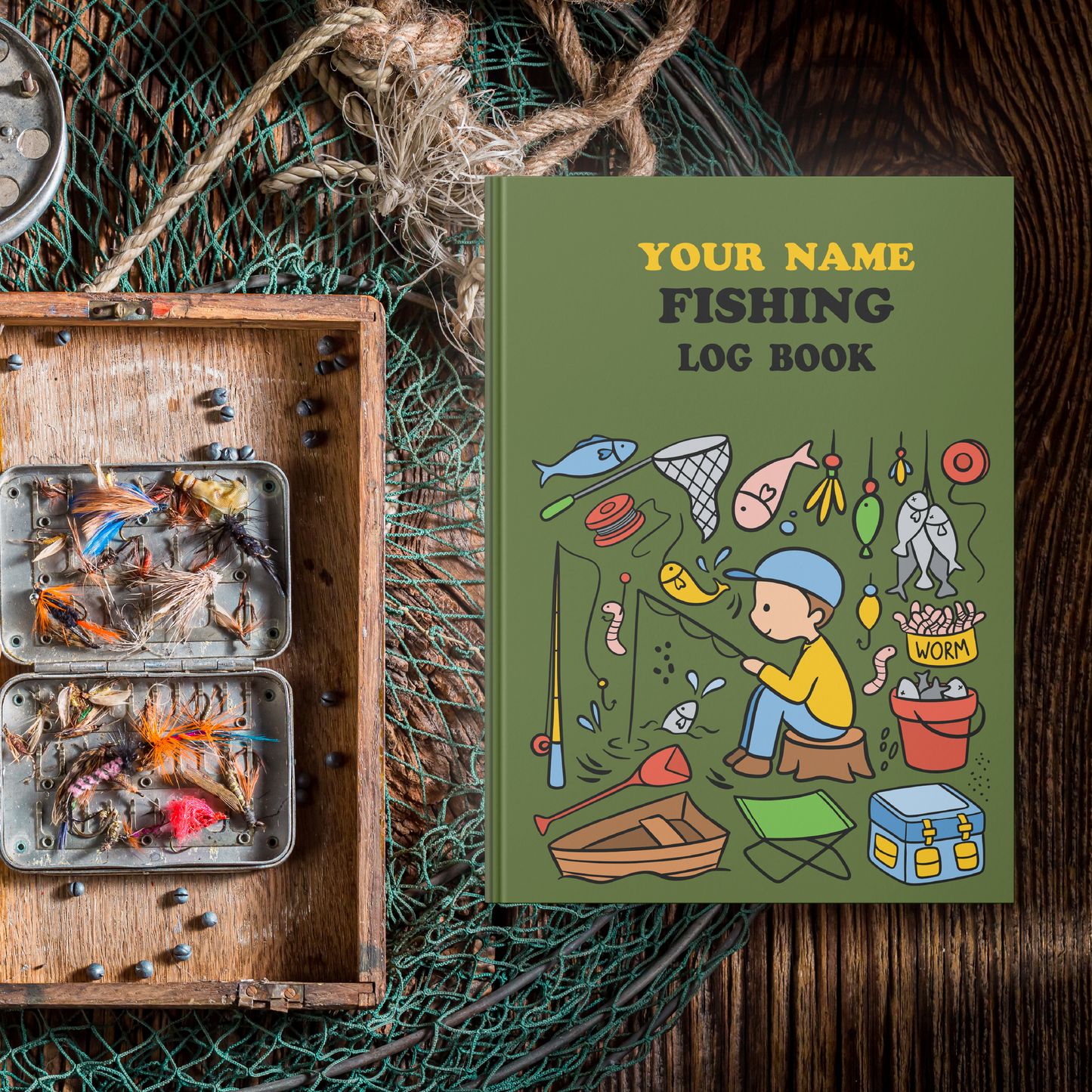 Fishing Log Book For Kids