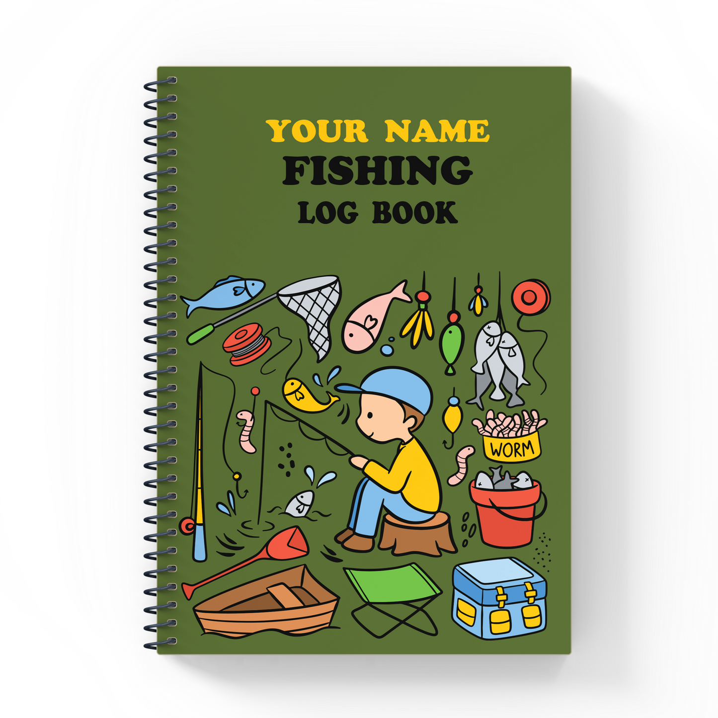 Fishing Log Book For Kids