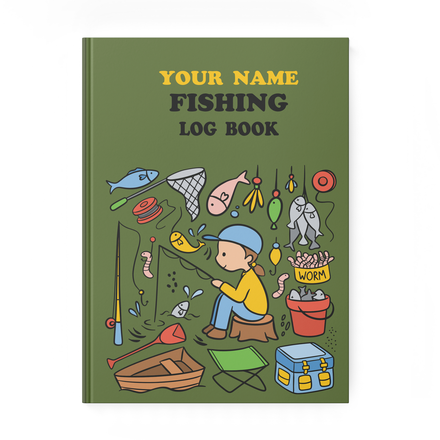 Fishing Log Book For Kids