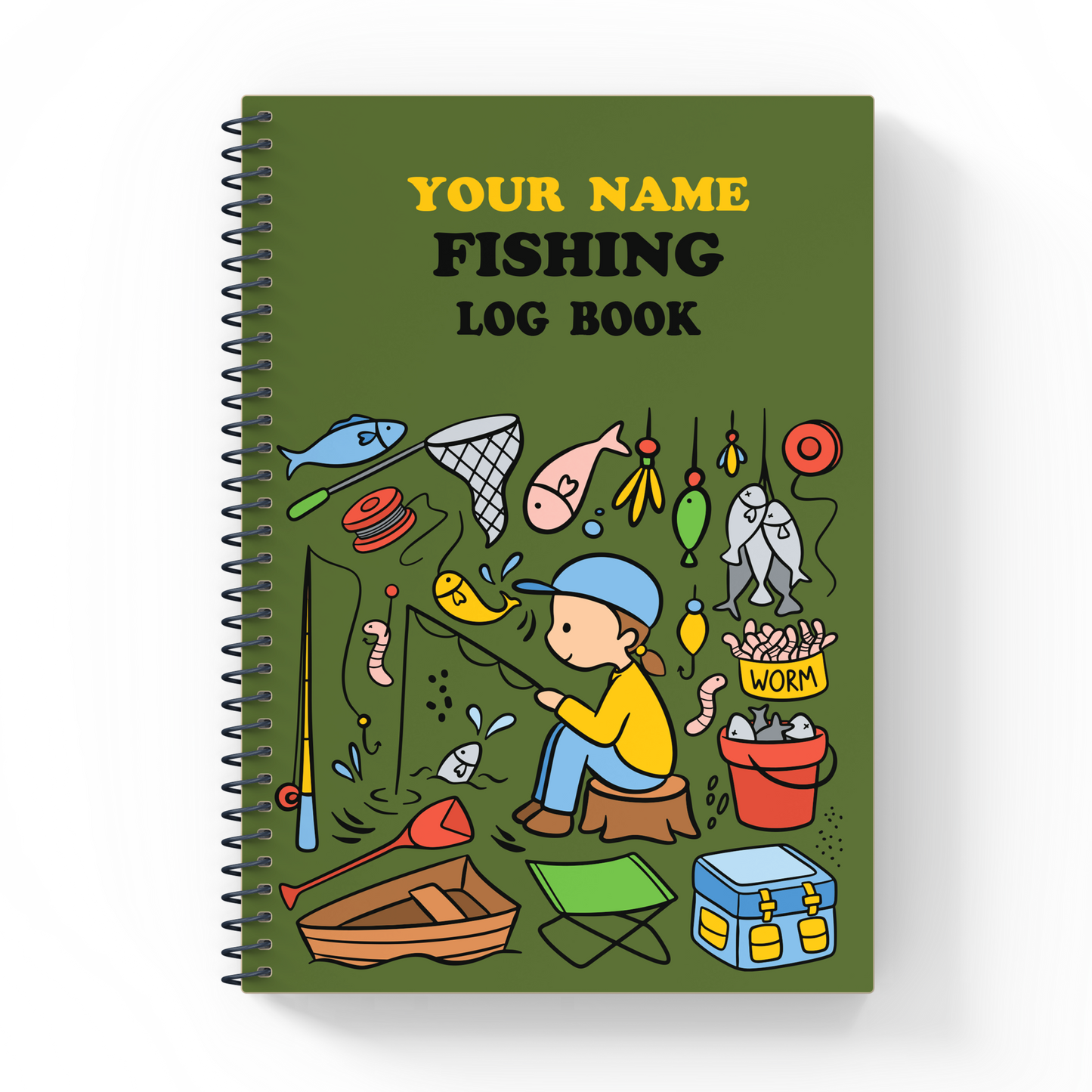 Fishing Log Book For Kids