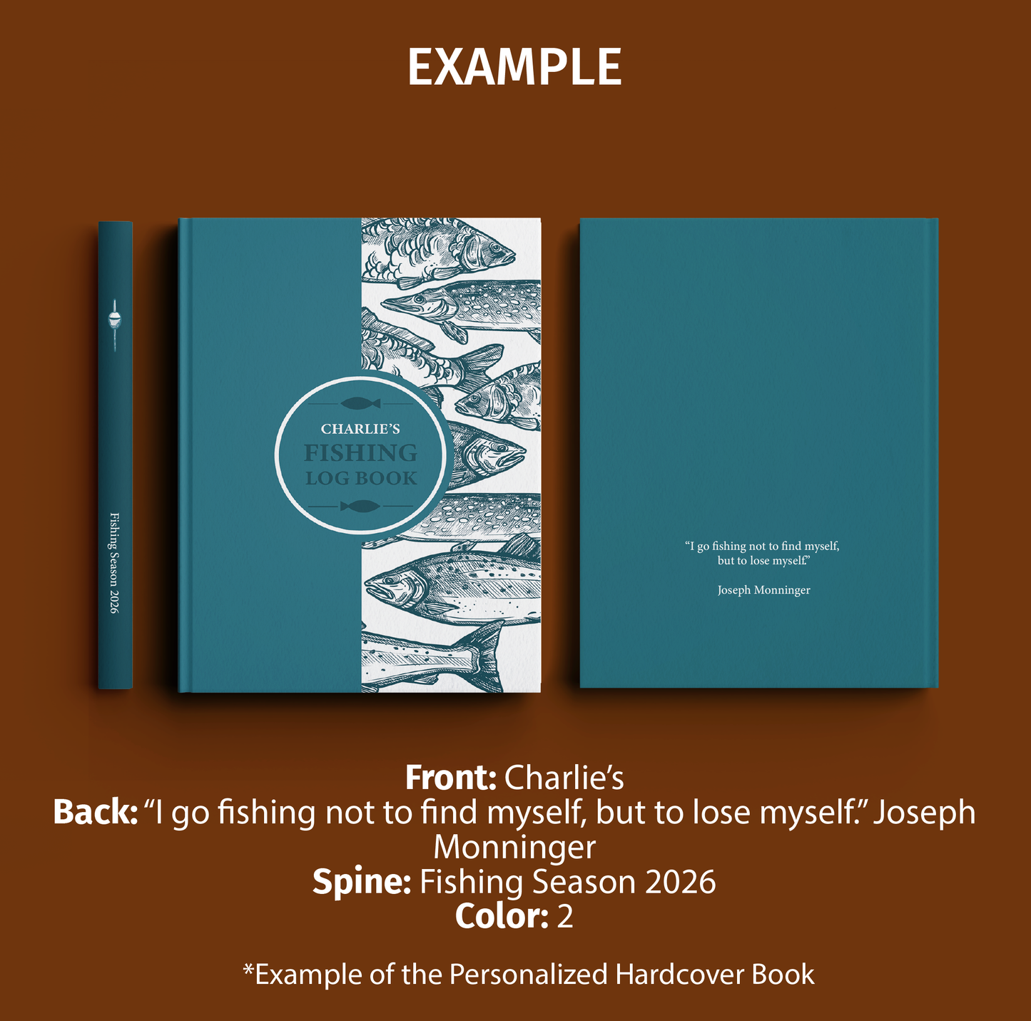 Fishing Log Book / Angler’s Catch Tracker & Journal
