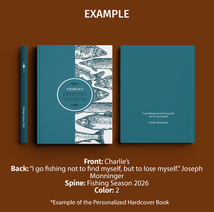 Fishing Log Book / Angler’s Catch Tracker & Journal