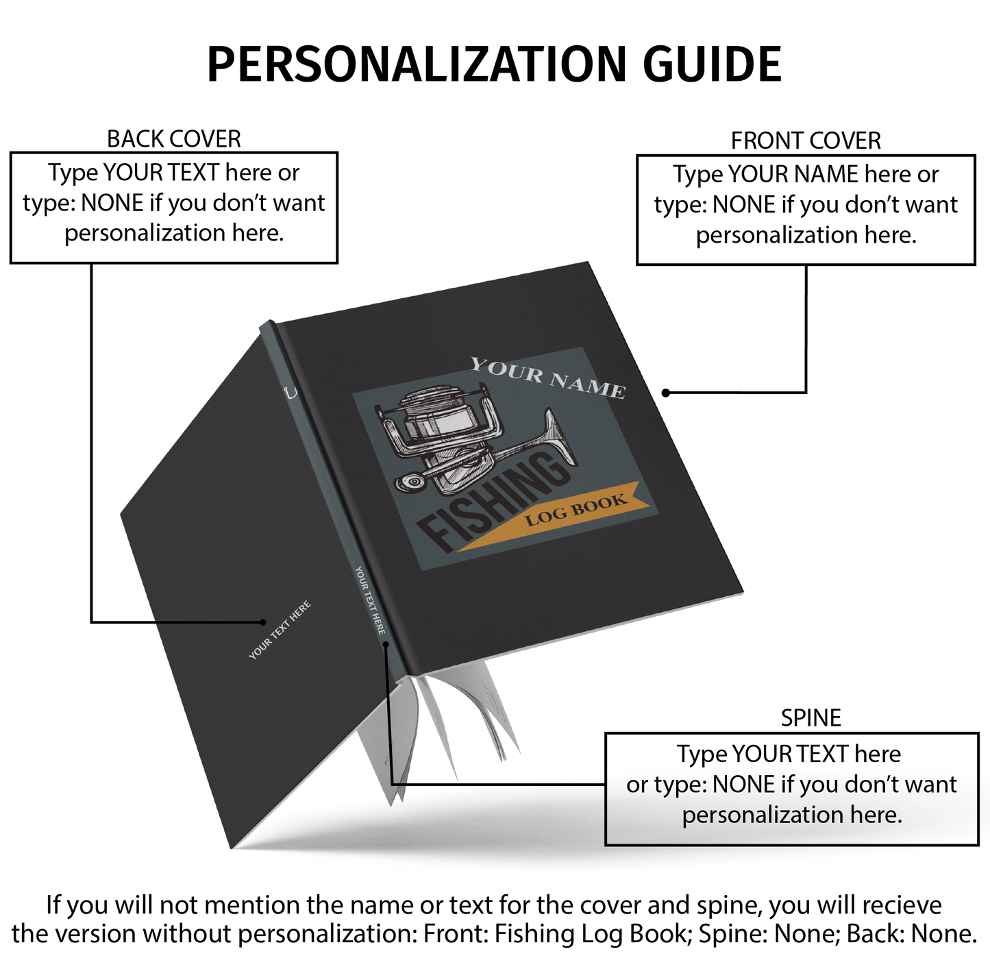Fishing Log Book / FREE Personalization / Angler’s Catch Tracker