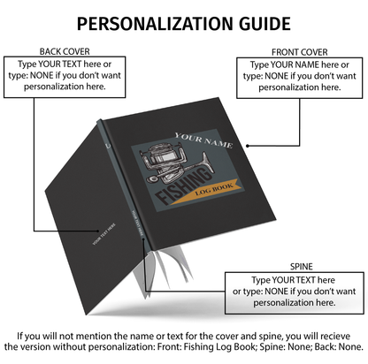 Fishing Log Book / FREE Personalization / Angler’s Catch Tracker