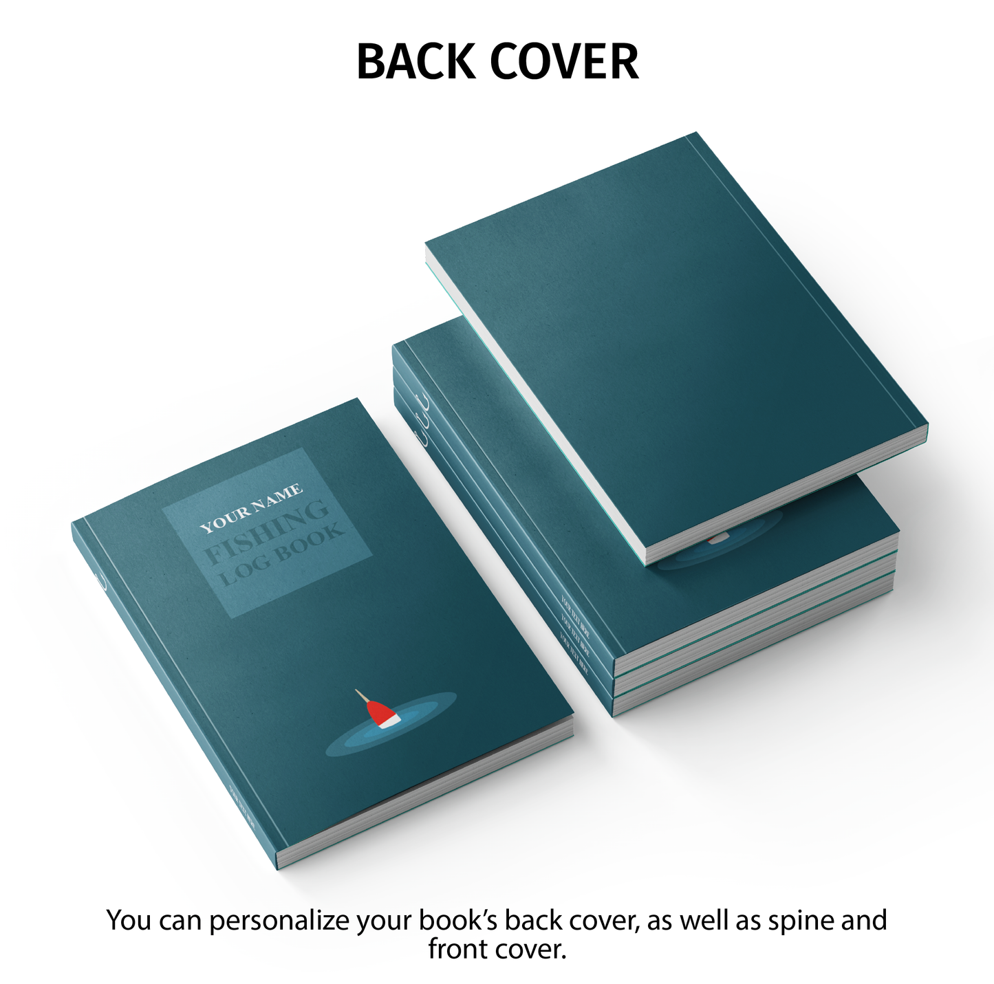 Personalized Fishing Log Notebook - A5 / A4 / US Letter