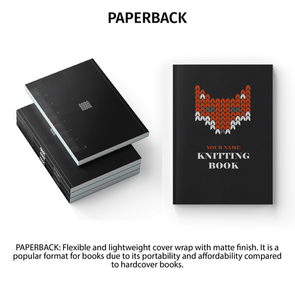 Personalized Knitting Journal | A5 Knitting Project Planner Notebook | Knitter's Log Book | Gift for Knitter