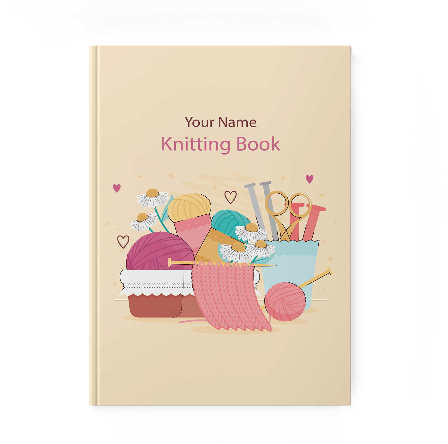 Knitting Book / Free Personalization / Knitting Accessories / Chamomile