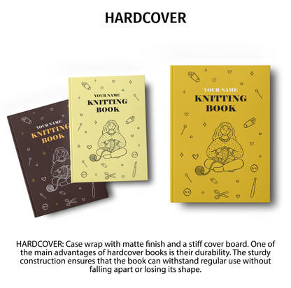 Personalized Knitting Book / Multicolor / Knitter Girl