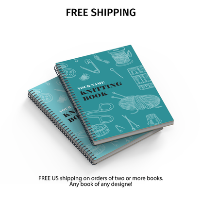 Knitting Book / Free Personalization / Knitting Accessories