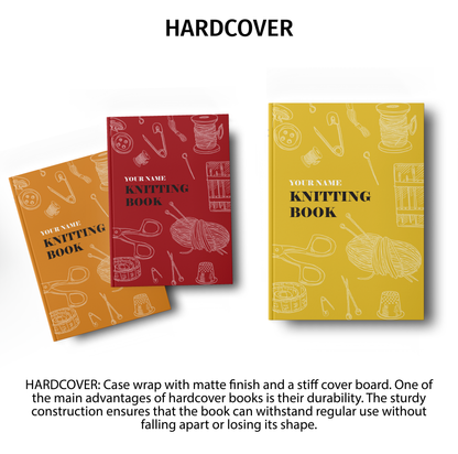 Knitting Book / Free Personalization / Knitting Accessories