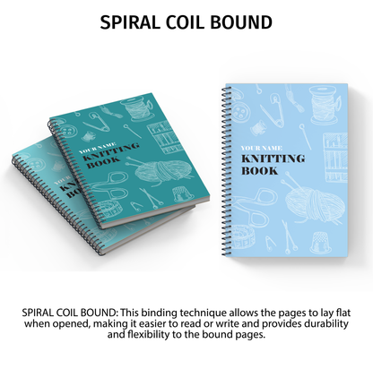 Knitting Book / Free Personalization / Knitting Accessories