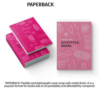 Knitting Book / Free Personalization / Knitting Accessories