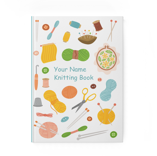 Personalized Knitting Book / Knitting Accessories / A5 / A4 / US Letter