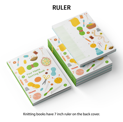 Personalized Knitting Book / Knitting Accessories / A5 / A4 / US Letter