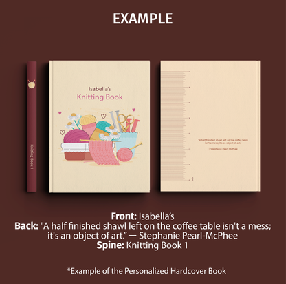 Knitting Book / Free Personalization / Knitting Accessories / Chamomile