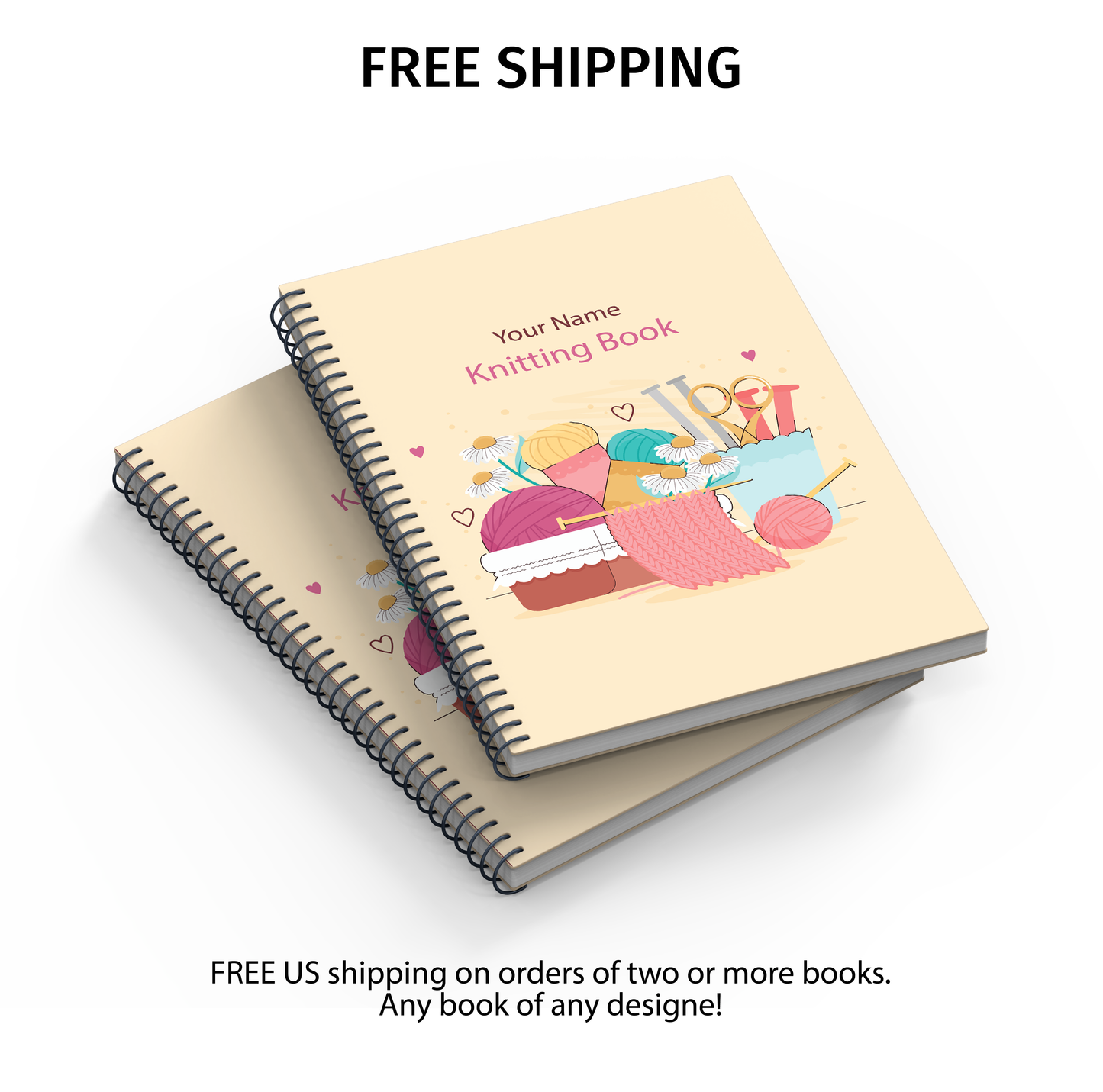 Knitting Book / Free Personalization / Knitting Accessories / Chamomile