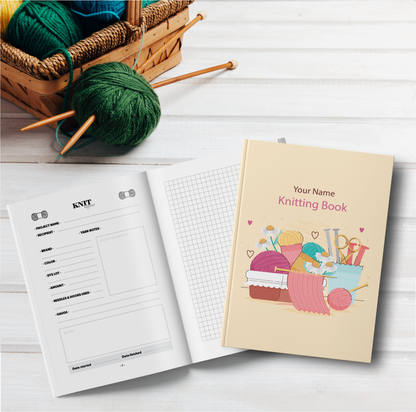 Knitting Book / Free Personalization / Knitting Accessories / Chamomile
