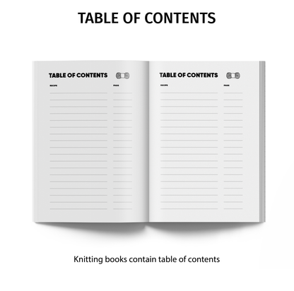 Knitting Project Journal / Free Personalization / Cozy Vibe / Hygge Time