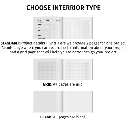 Personalized Knitting Book / Pumpkin / Autumn Vibes
